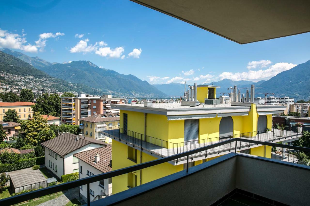 Schoene Ferienwohnung Mit Panoramablick Locarno Zewnętrze zdjęcie