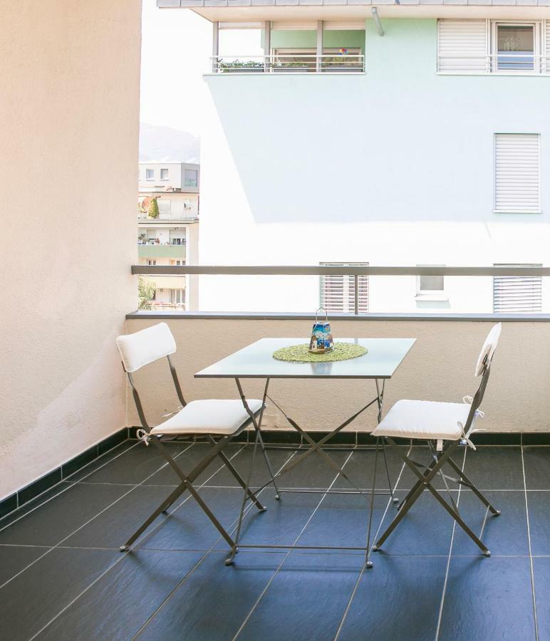 Schoene Ferienwohnung Mit Panoramablick Locarno Zewnętrze zdjęcie